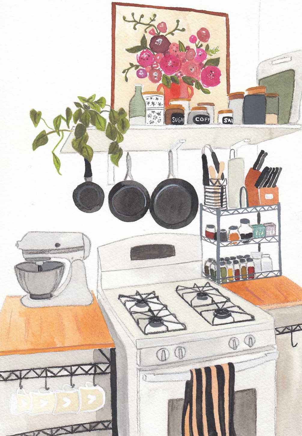 kitchen illustration